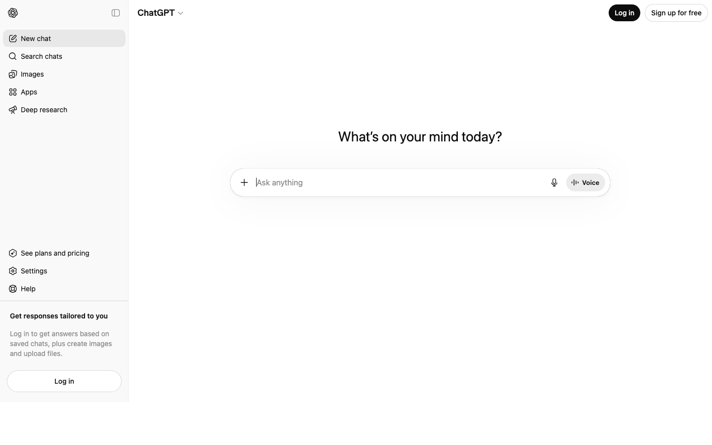 ChatGPT interface where brand citations are tracked